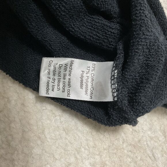 ATM Anthony Thomas Melillo Women's Cropped Sweatshirt Black Size Extra Small - Picture 8 of 8